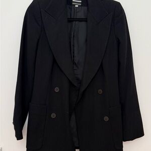 Joseph Classic Black Double-Breasted Blazer